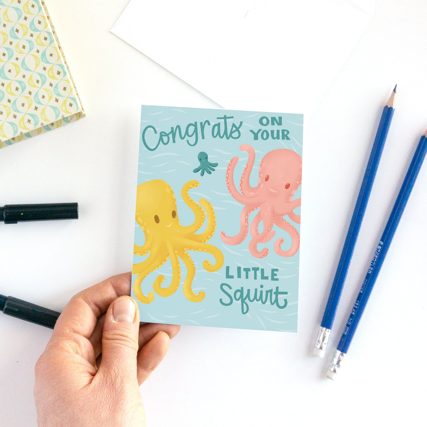 Under the Sea New Baby Card