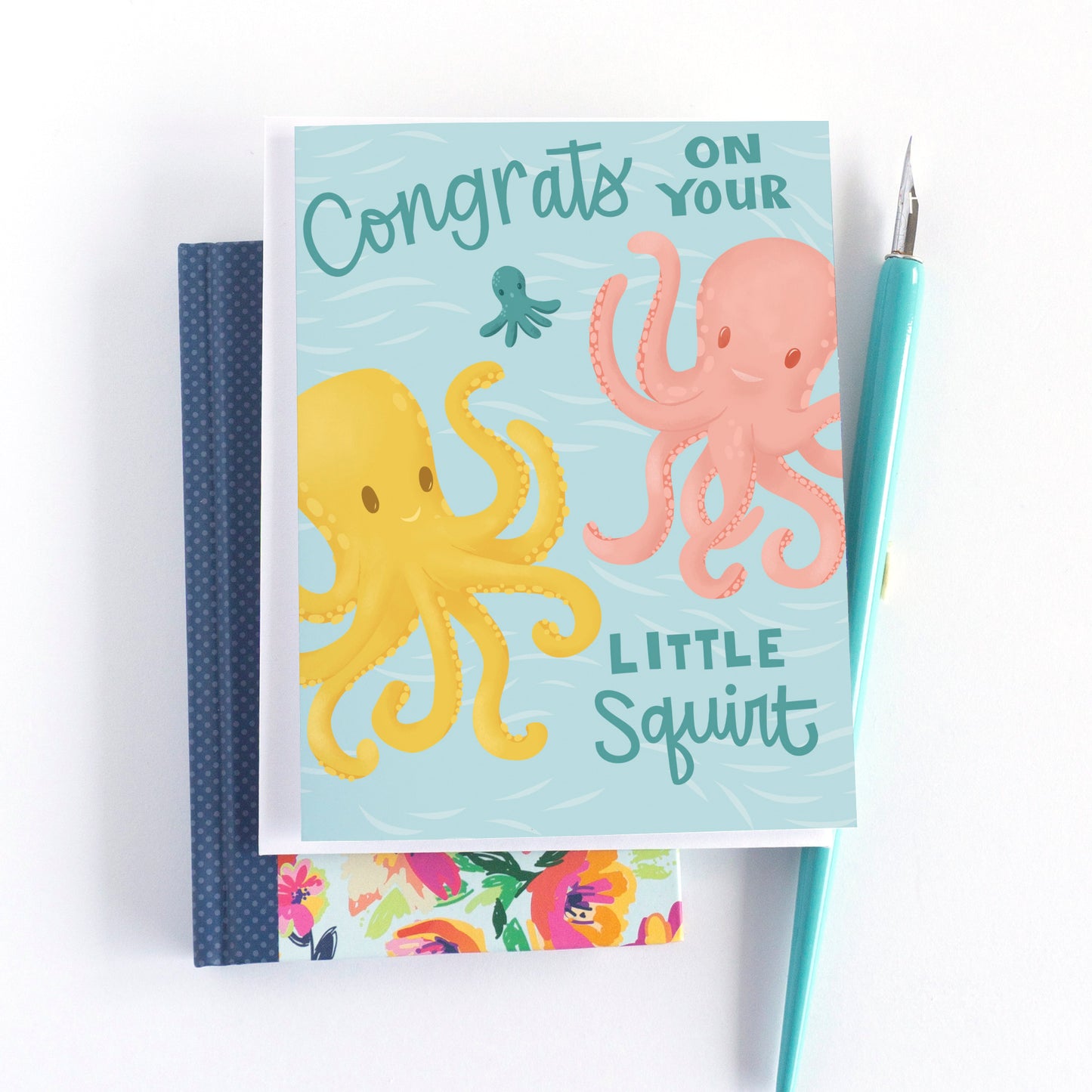 Under the Sea New Baby Card