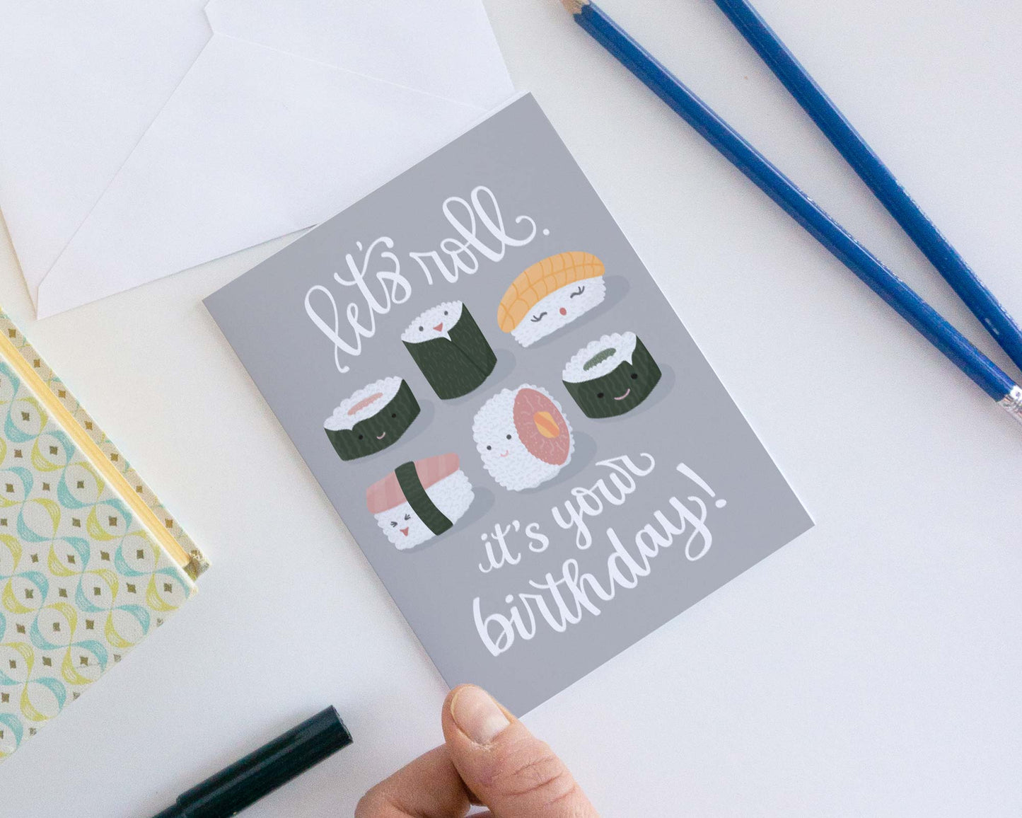 Sushi Birthday Card