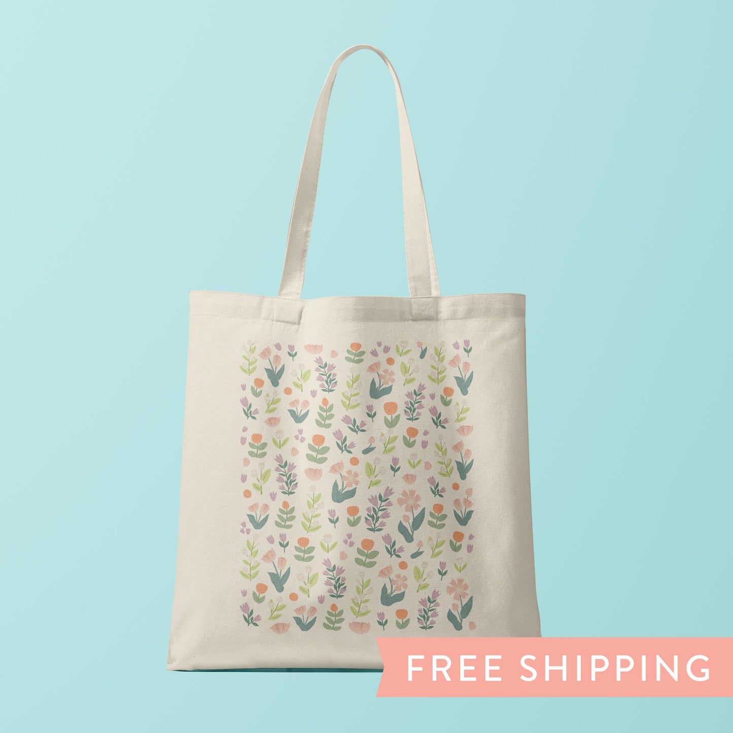 Spring Flowers Tote Bag