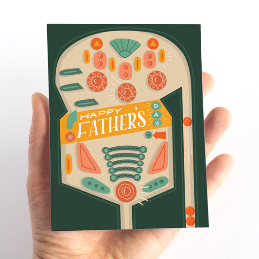 Pinball Father's Day Card