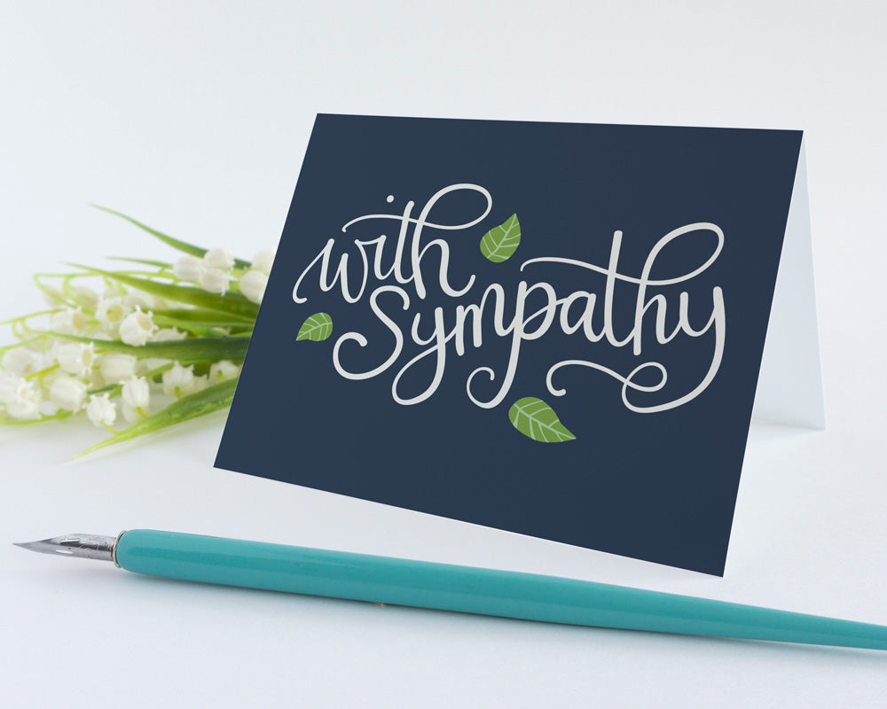 With Sympathy Card