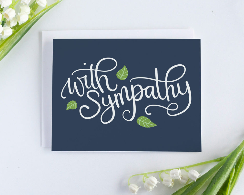 With Sympathy Card