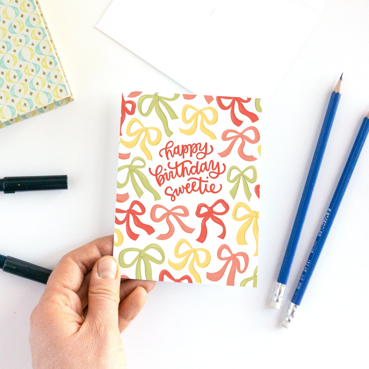Bows and Ribbons Birthday Card