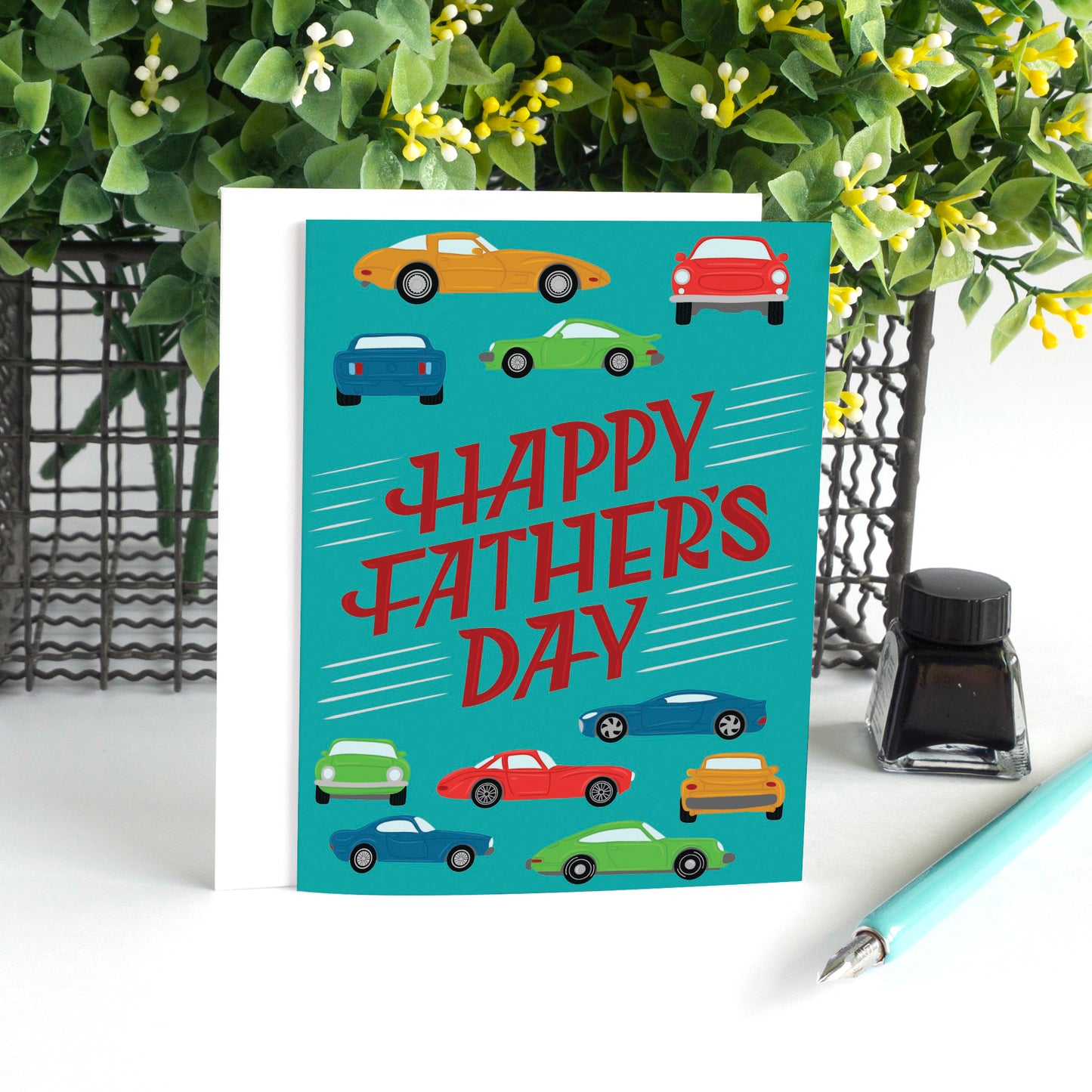 Sports Car Father's Day Card