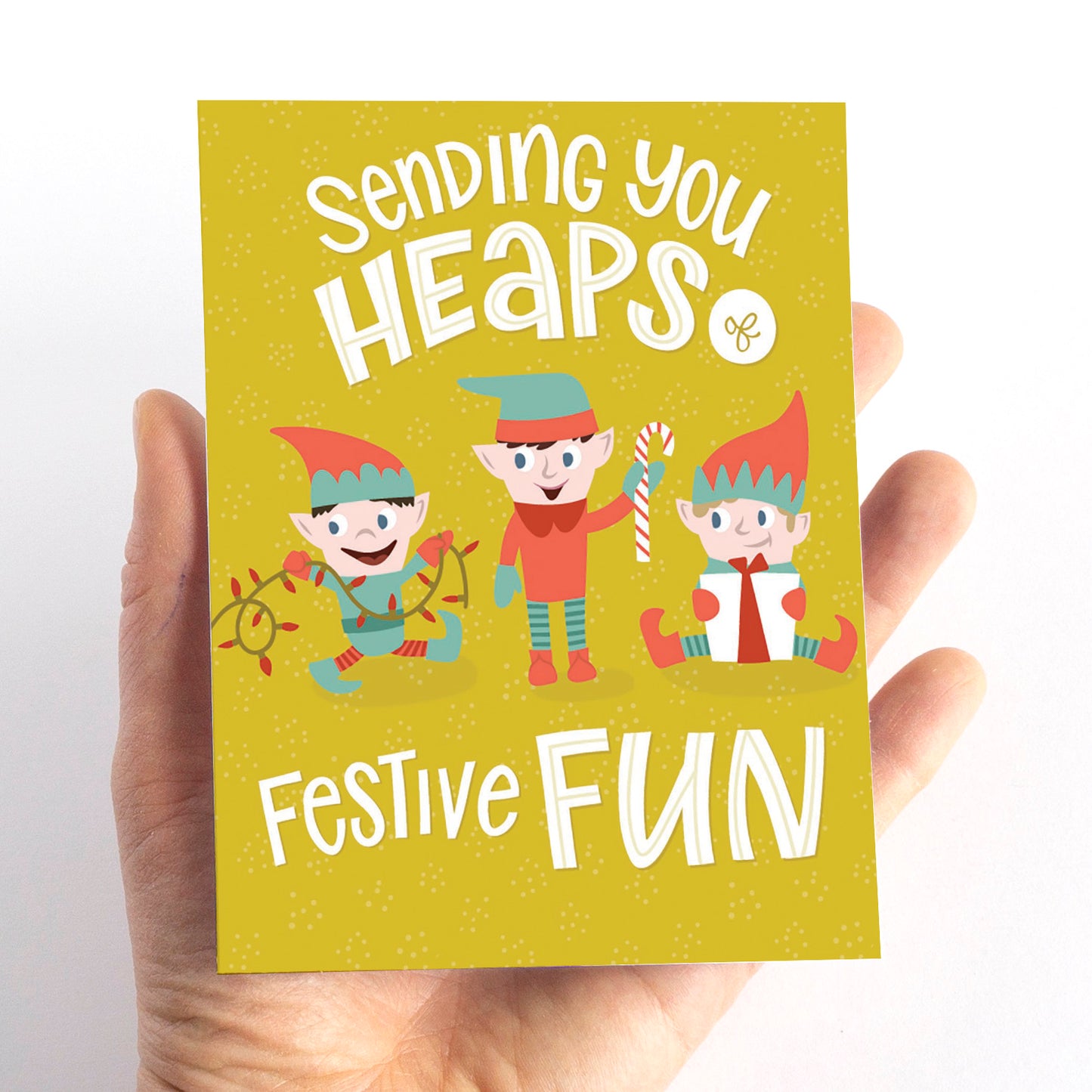 Christmas Elf Holiday Card