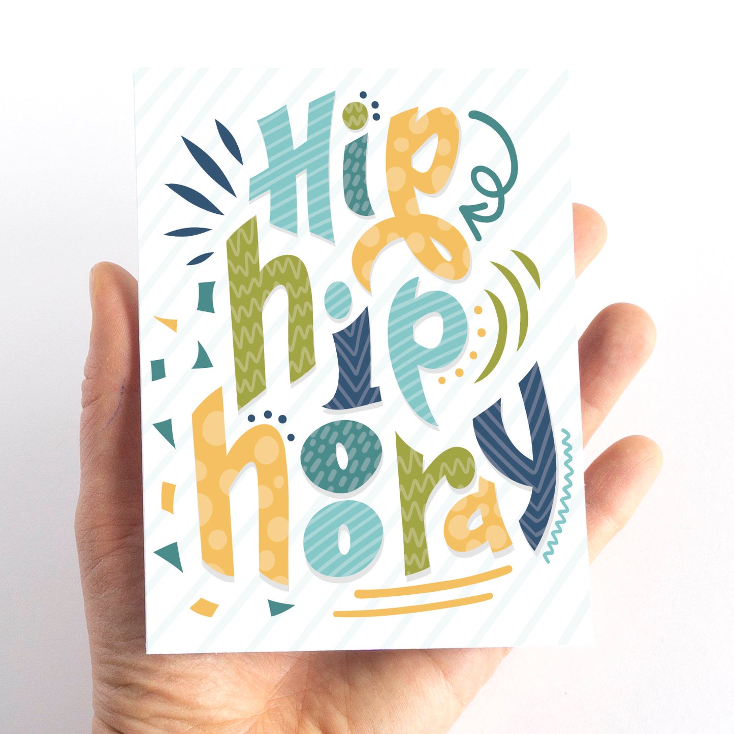 Hip Hip Hooray Birthday Card