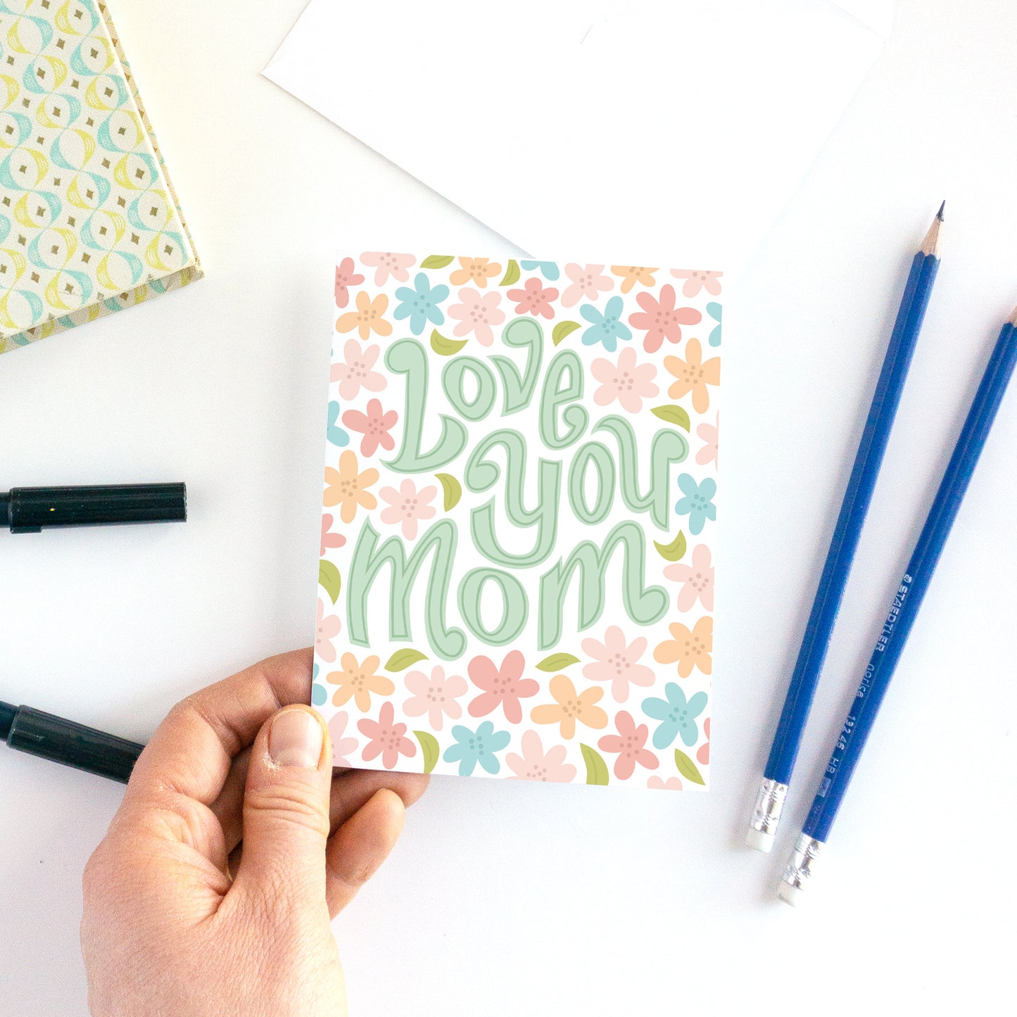 Cute Floral Card for Mom
