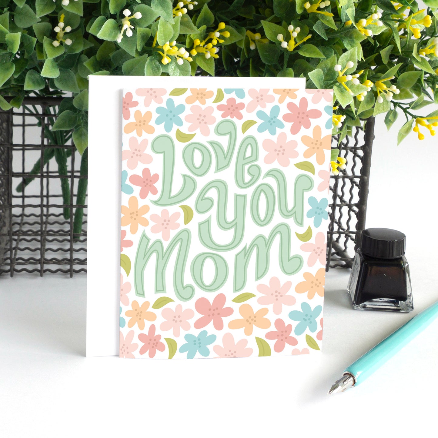 Cute Floral Card for Mom