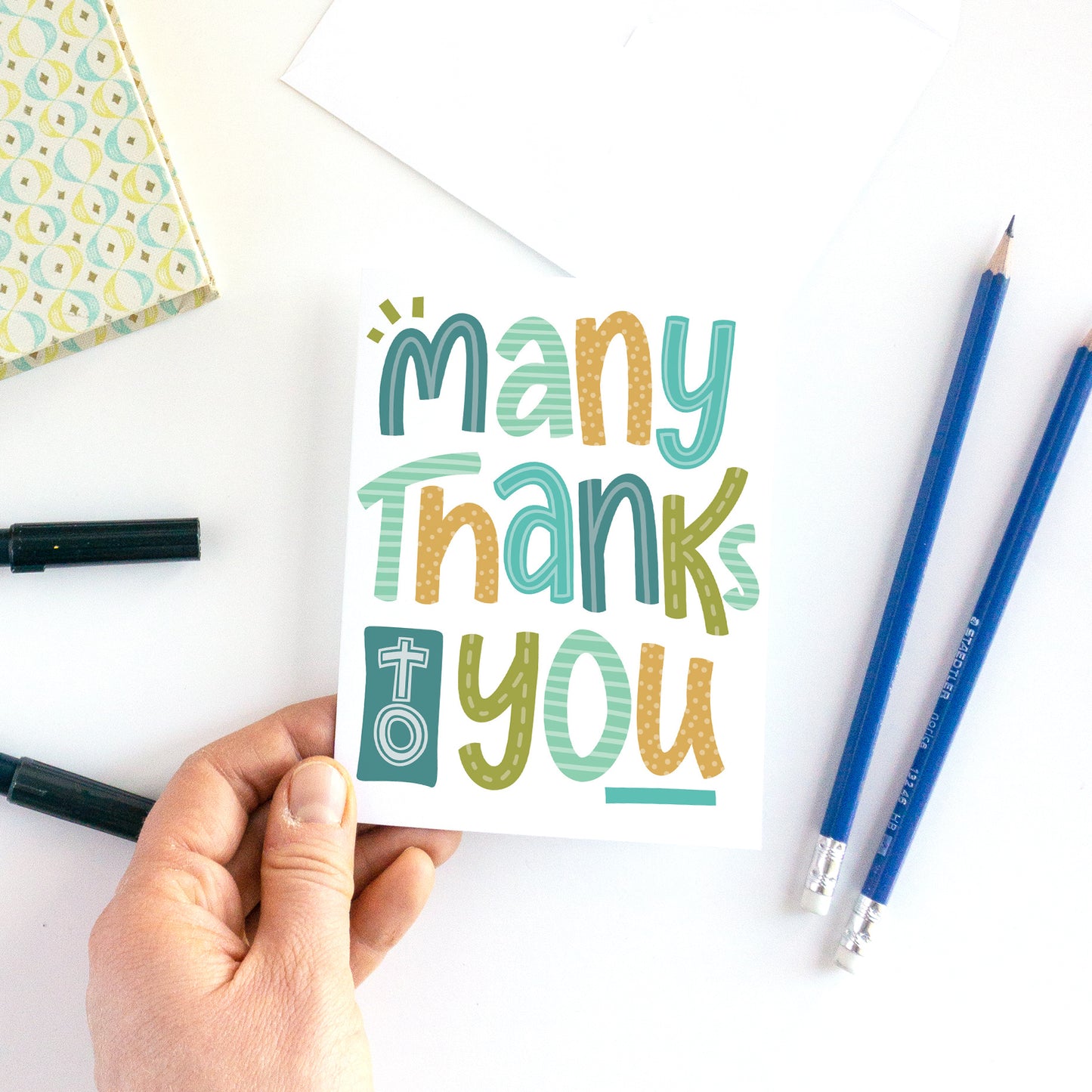 Many Thanks Thank You Card