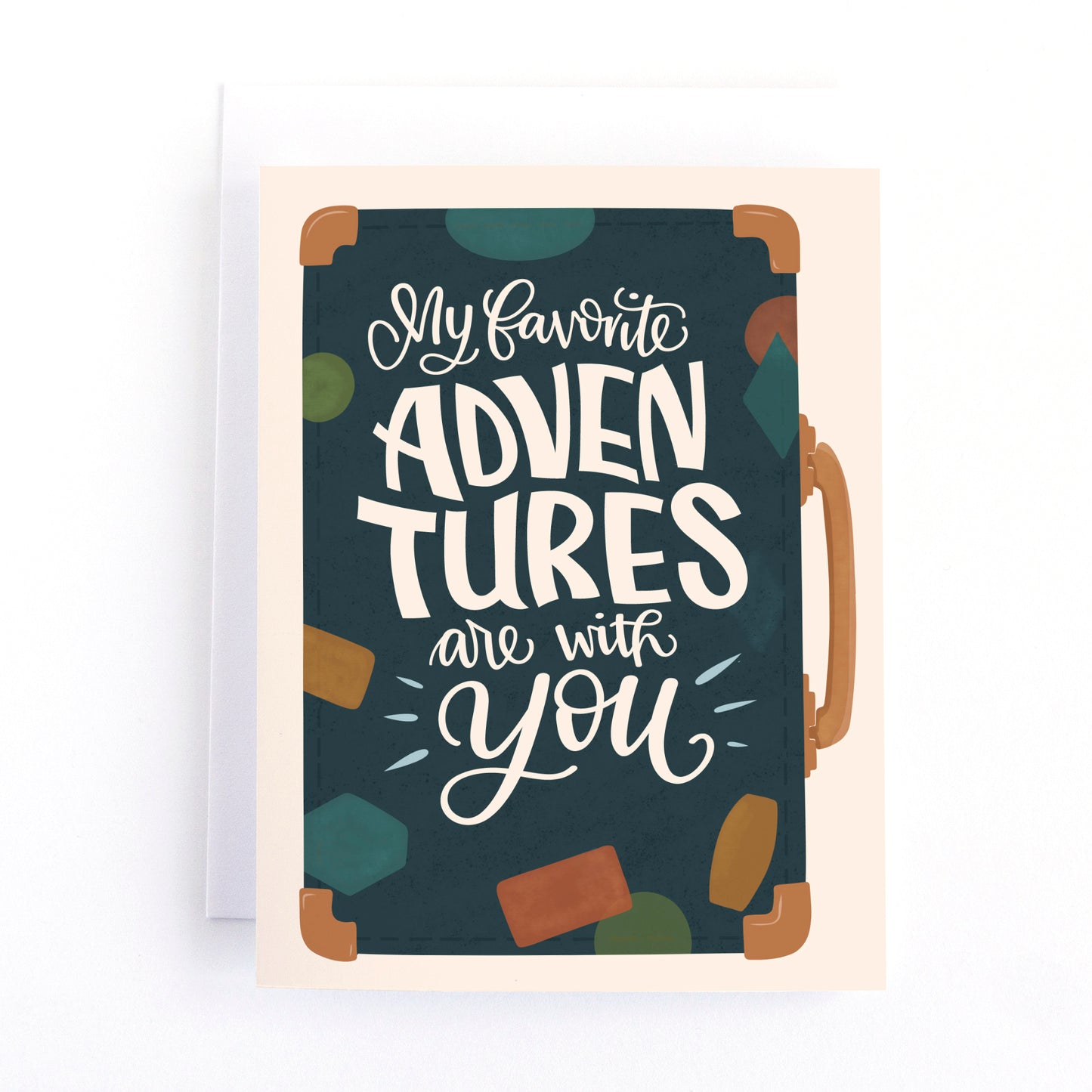 My Favorite Adventures are with You Love Card