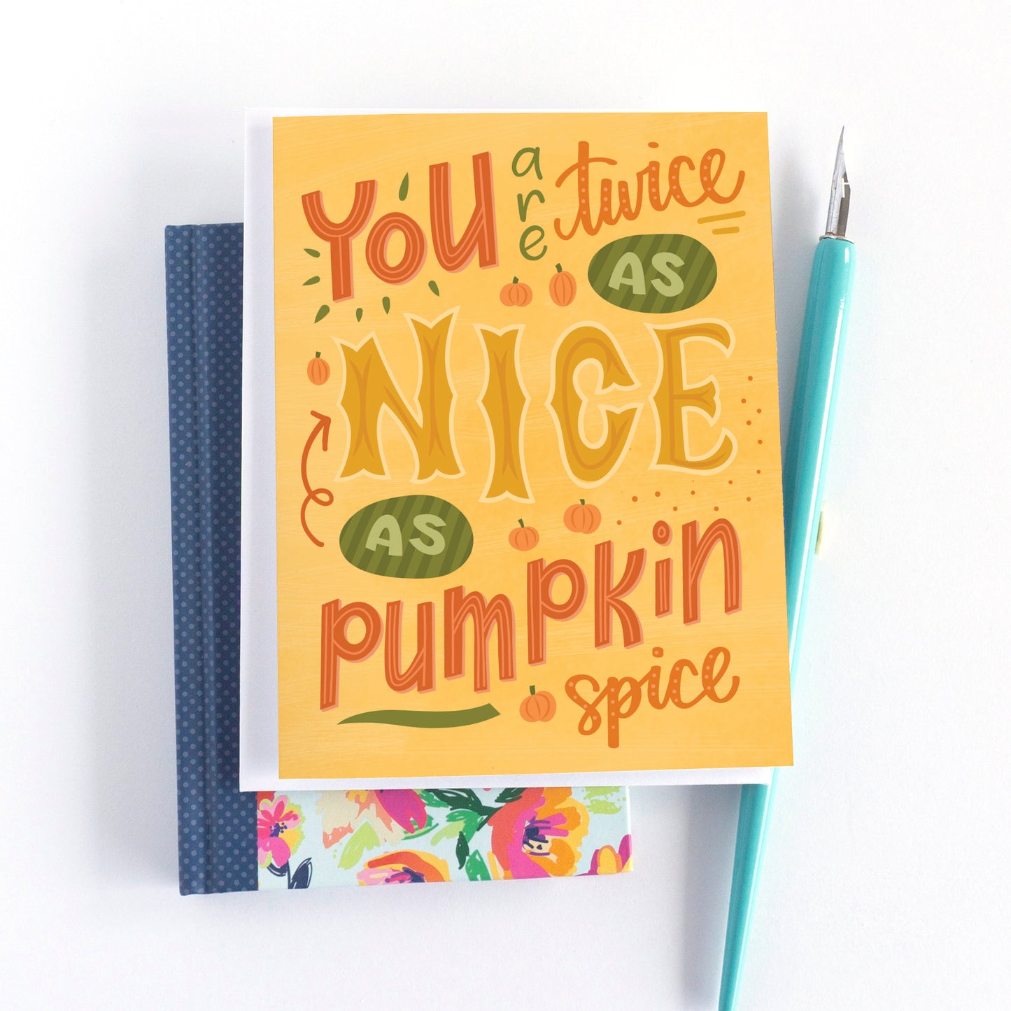 Pumpkin Spice Thanksgiving Card