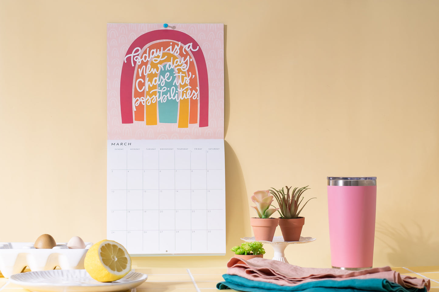 2024 Wall Calendar Inspiring Quotes