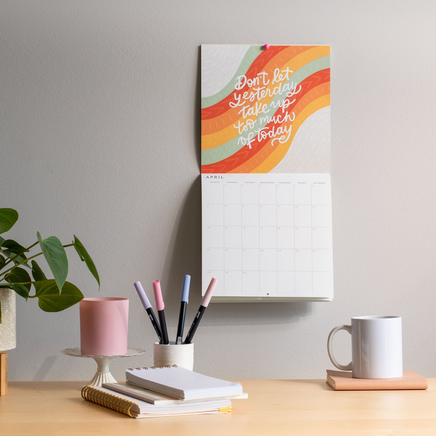 2024 Wall Calendar Inspiring Quotes