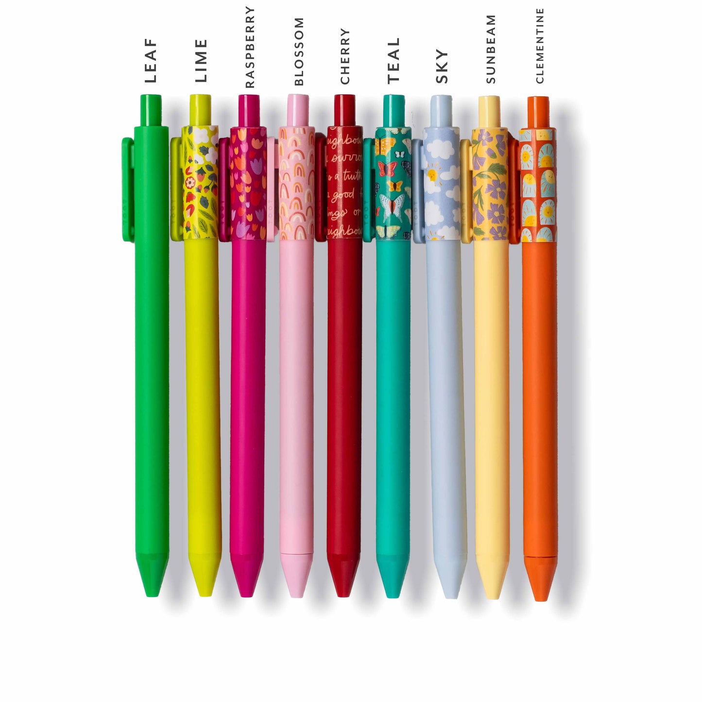 Individual Coloured Gel Pens