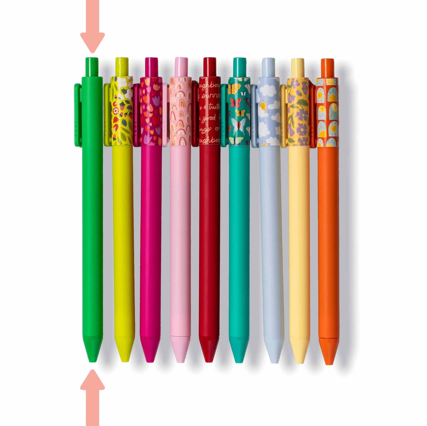 Individual Coloured Gel Pens