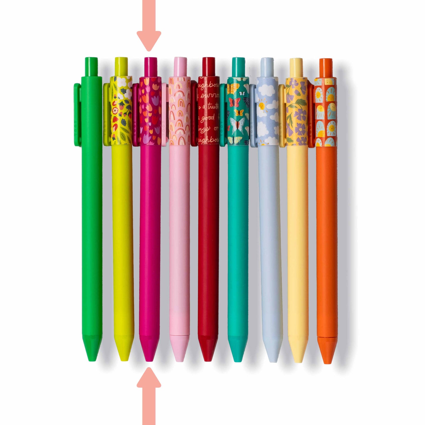 Individual Coloured Gel Pens