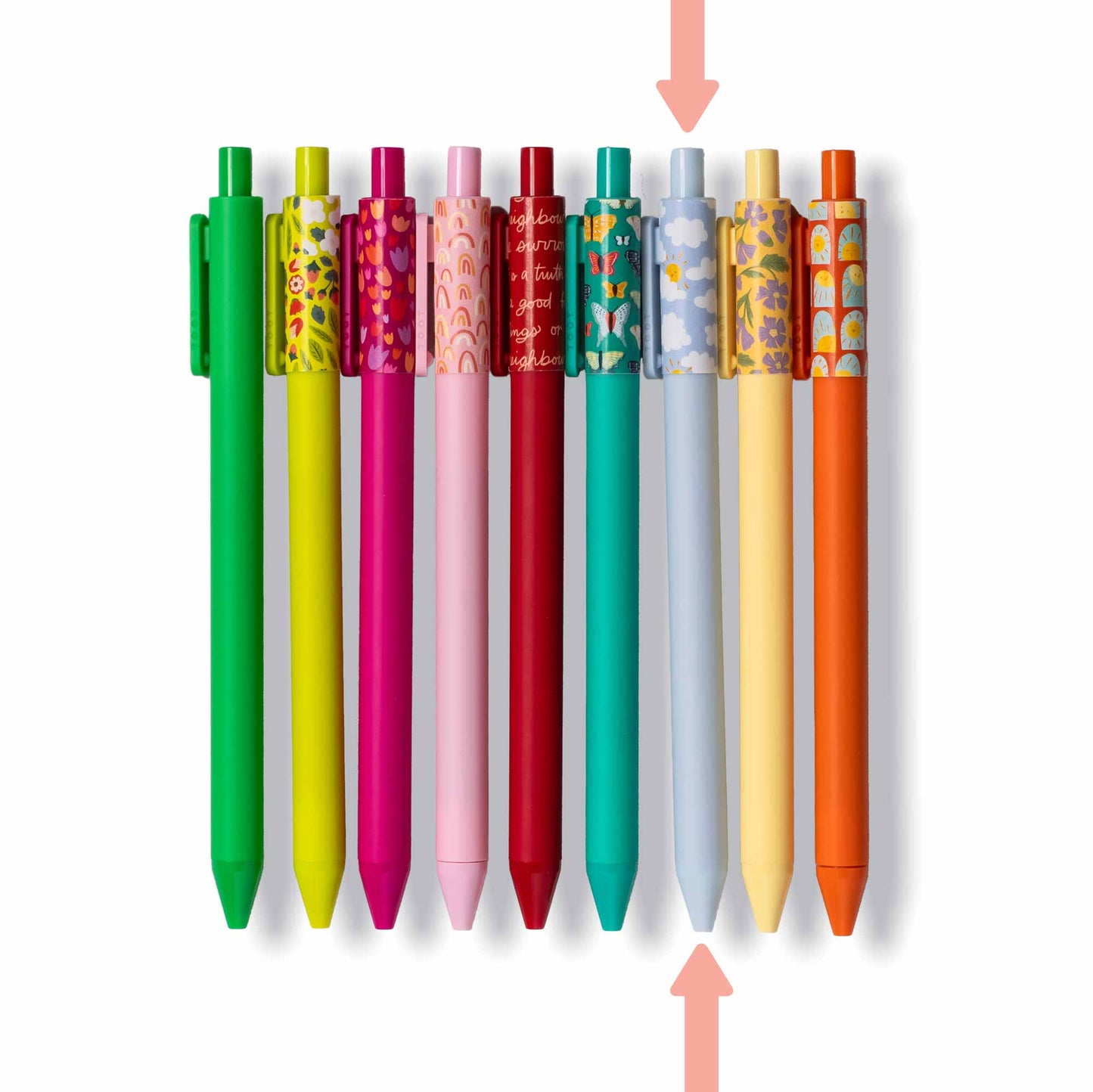 Individual Coloured Gel Pens