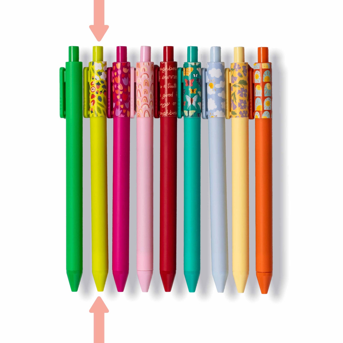 Individual Coloured Gel Pens