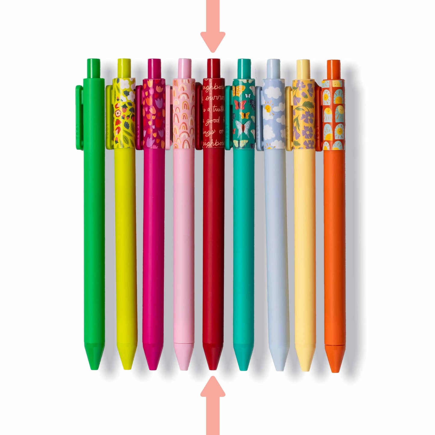 Individual Coloured Gel Pens