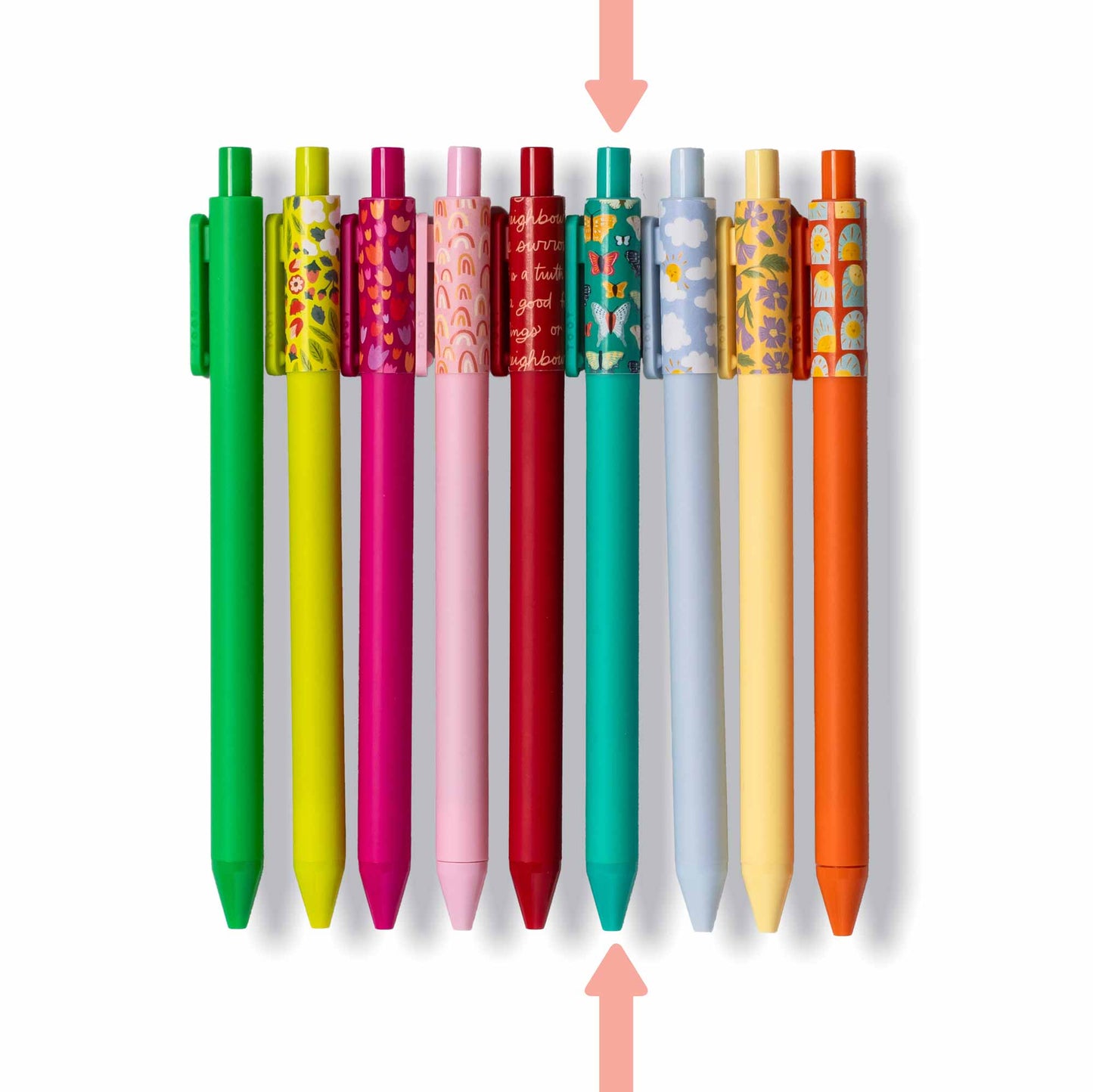 Individual Coloured Gel Pens