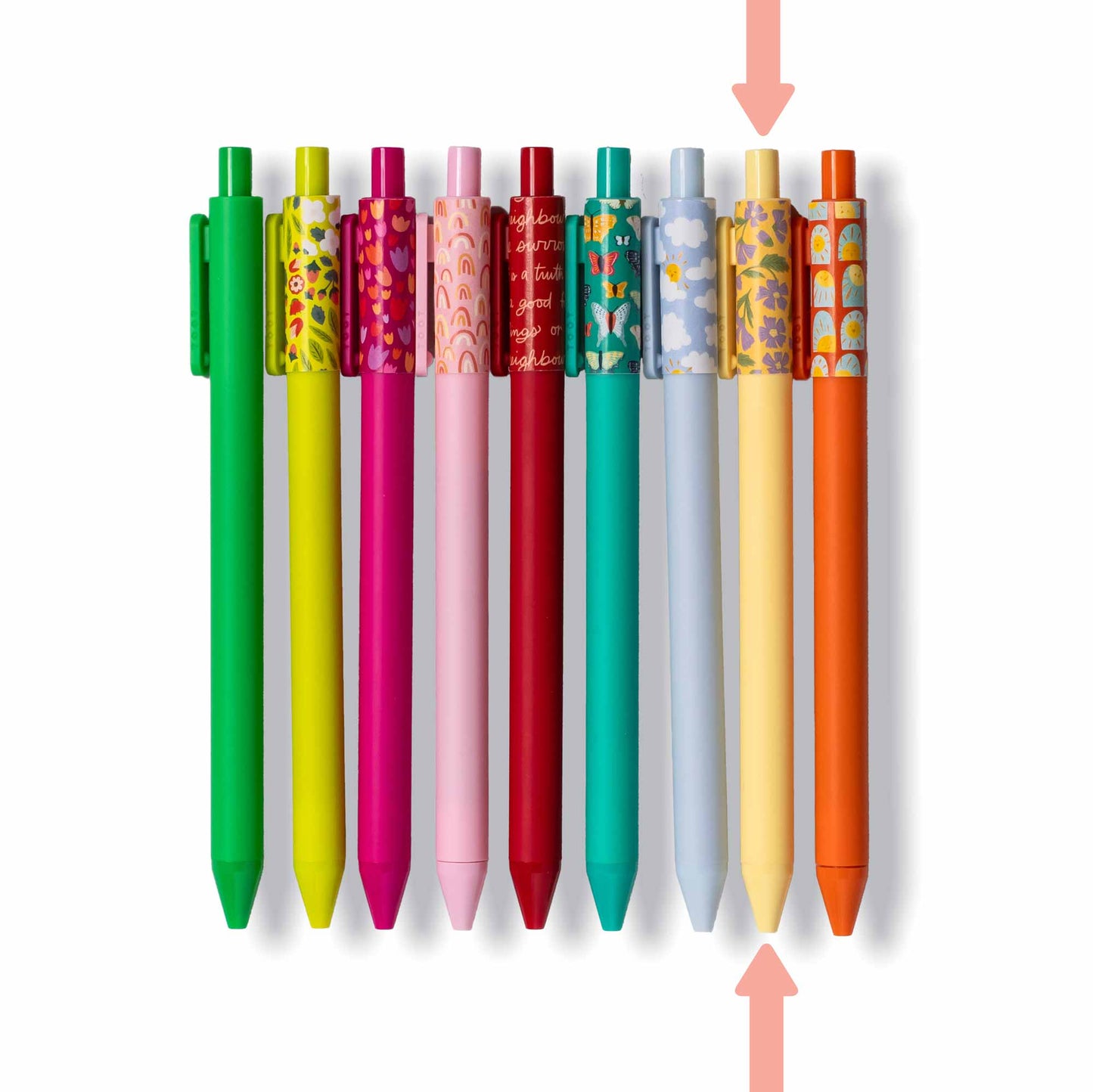 Individual Coloured Gel Pens