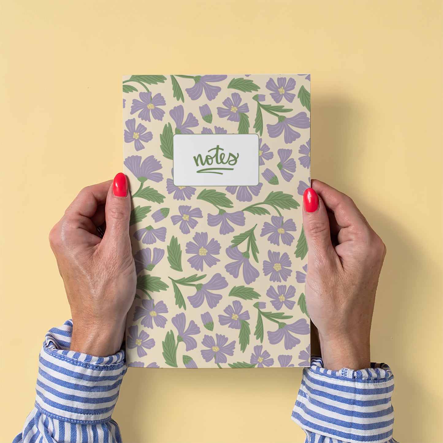 Purple Flowers Notebook