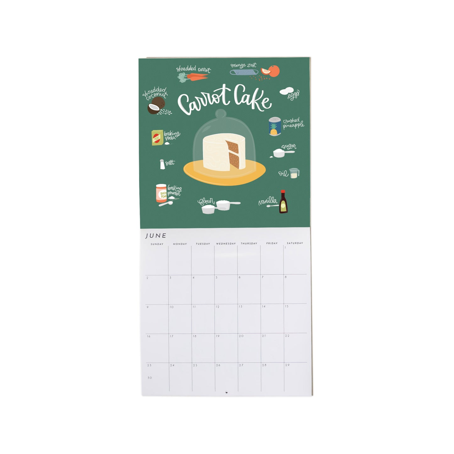 Desserts 2024 Wall Calendar