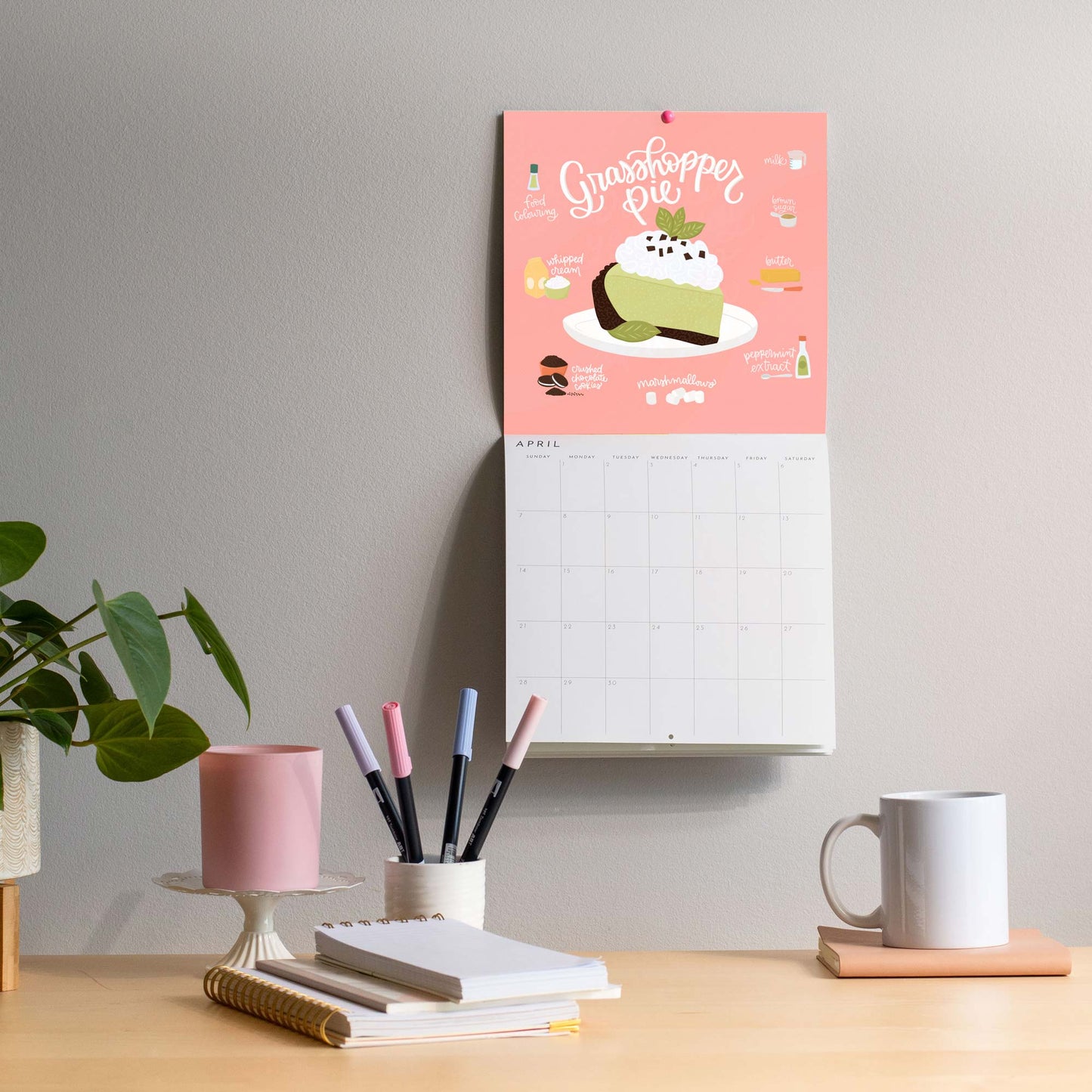 Desserts 2024 Wall Calendar