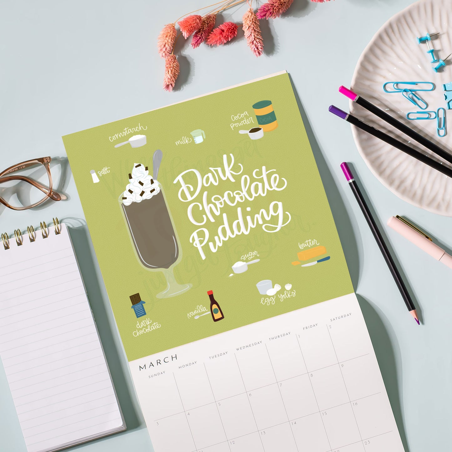 Desserts 2024 Wall Calendar