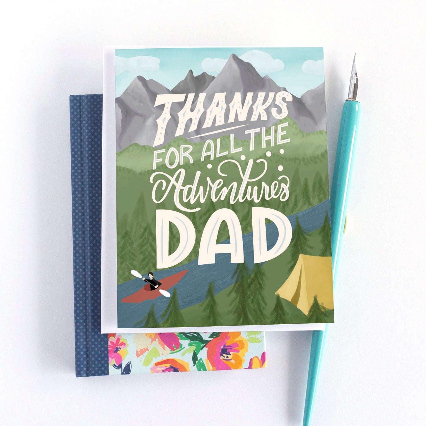 Thanks for all the Adventures Camping Father's Day Card
