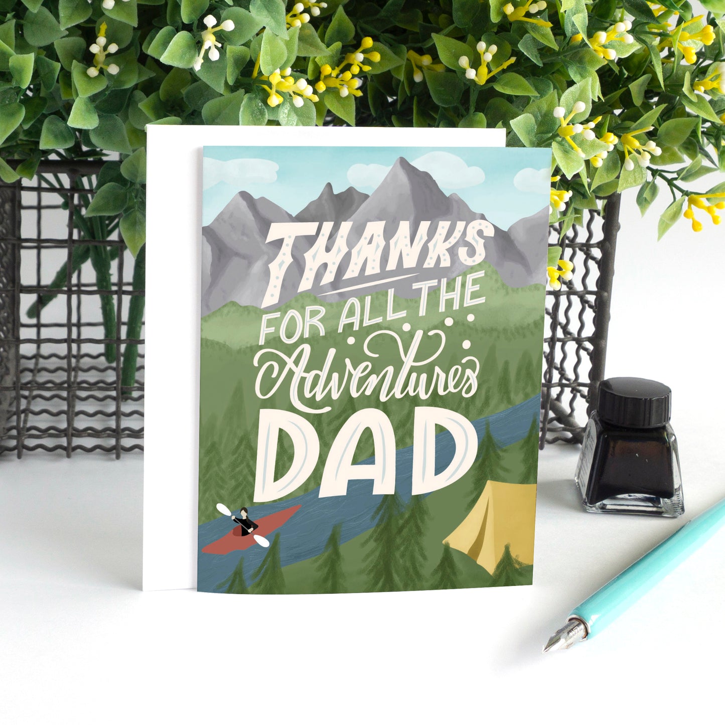 Thanks for all the Adventures Camping Father's Day Card