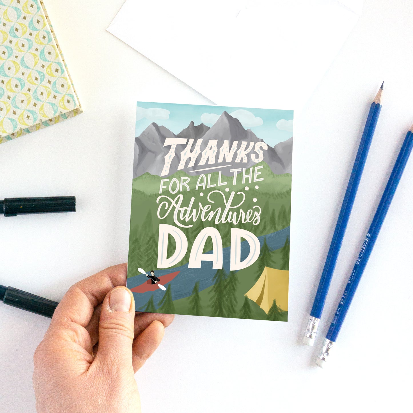 Thanks for all the Adventures Camping Father's Day Card