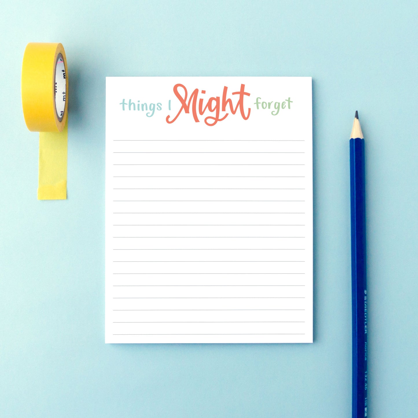 Things I Might Forget Mini Notepad
