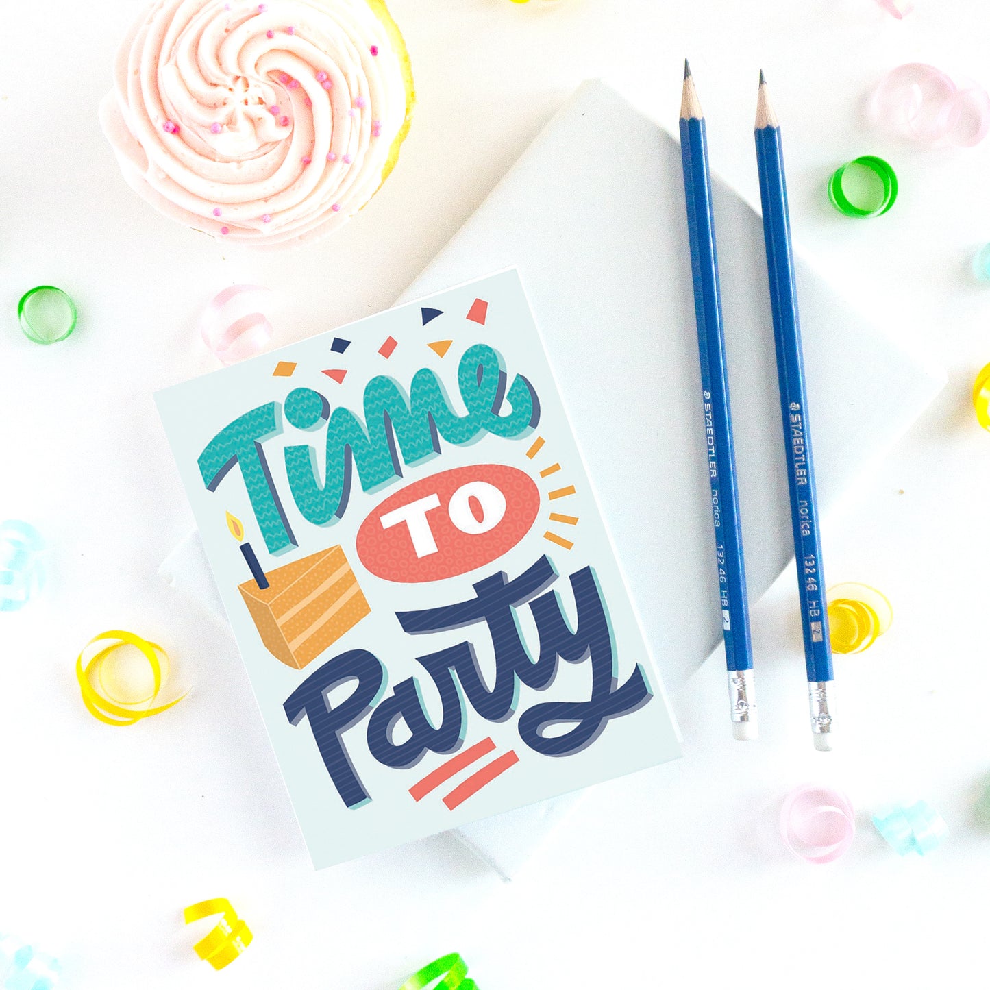 Time to Party Birthday Card