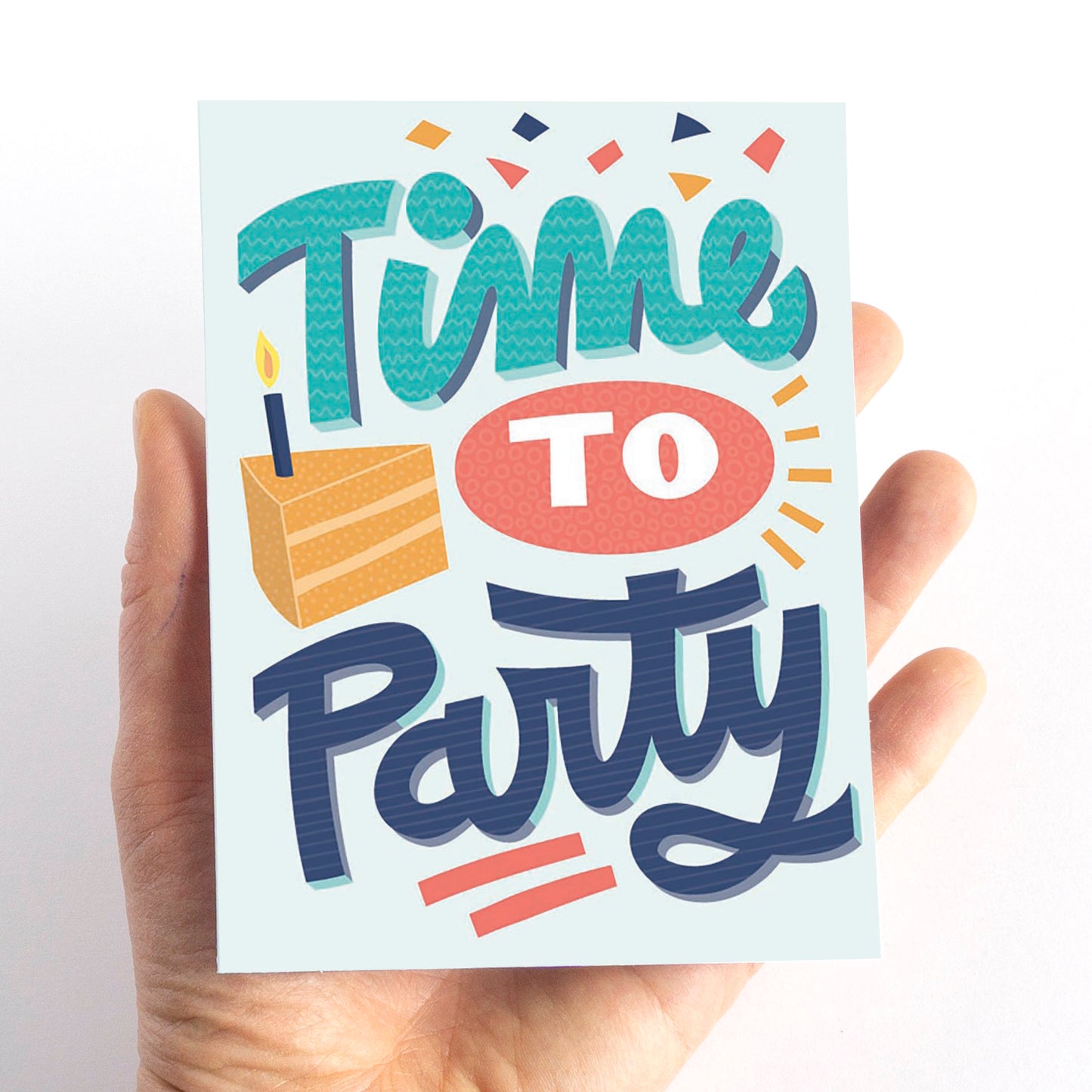 Time to Party Birthday Card