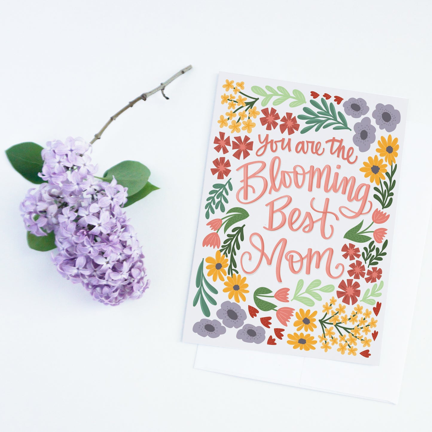 You are the Blooming Best Mom Floral Mother's Day Card