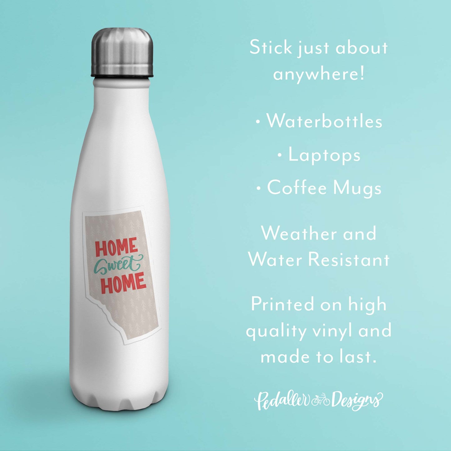 Home Sweet Home Alberta Vinyl Sticker