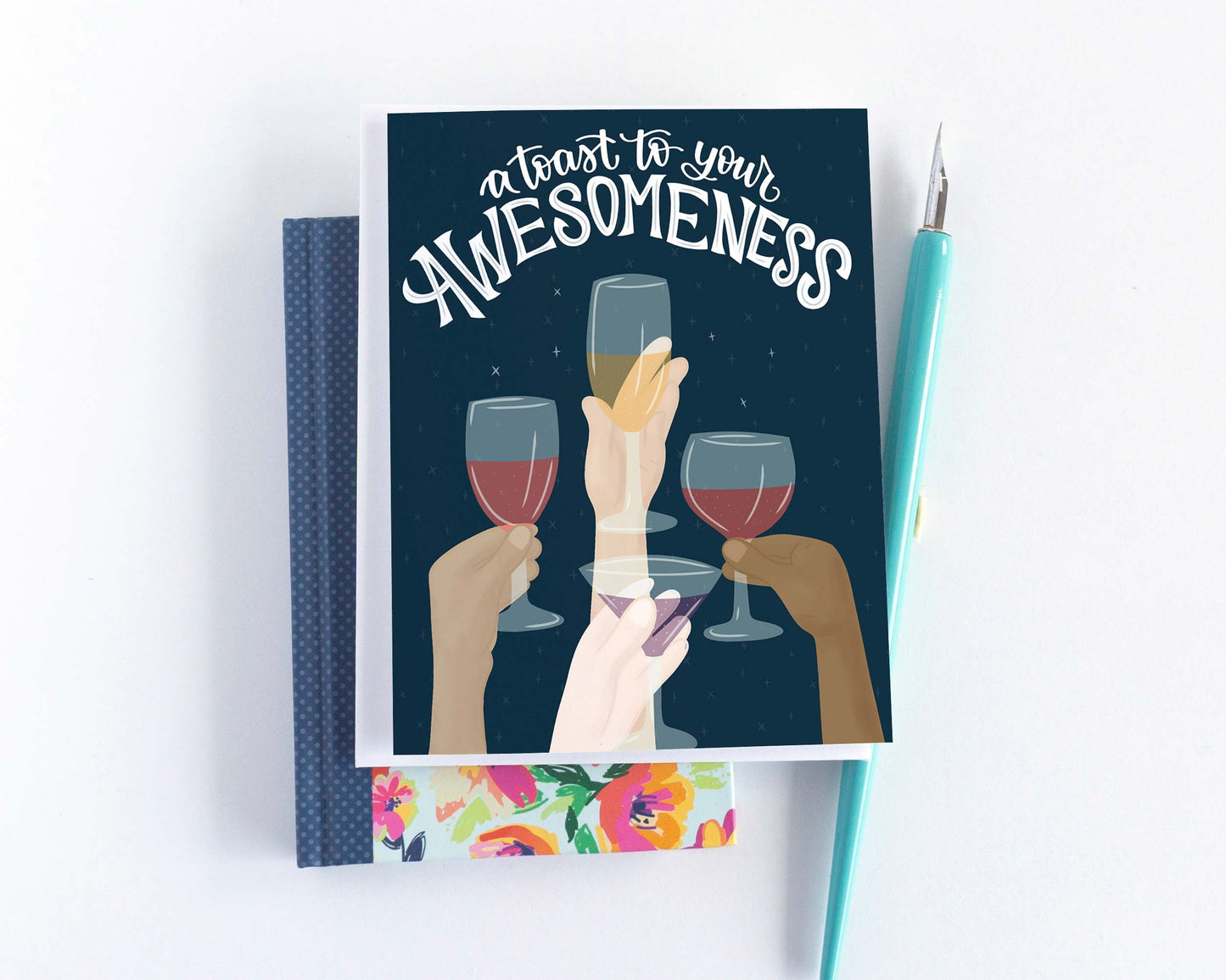 A Toast to Your Awesomeness Congratulations Card