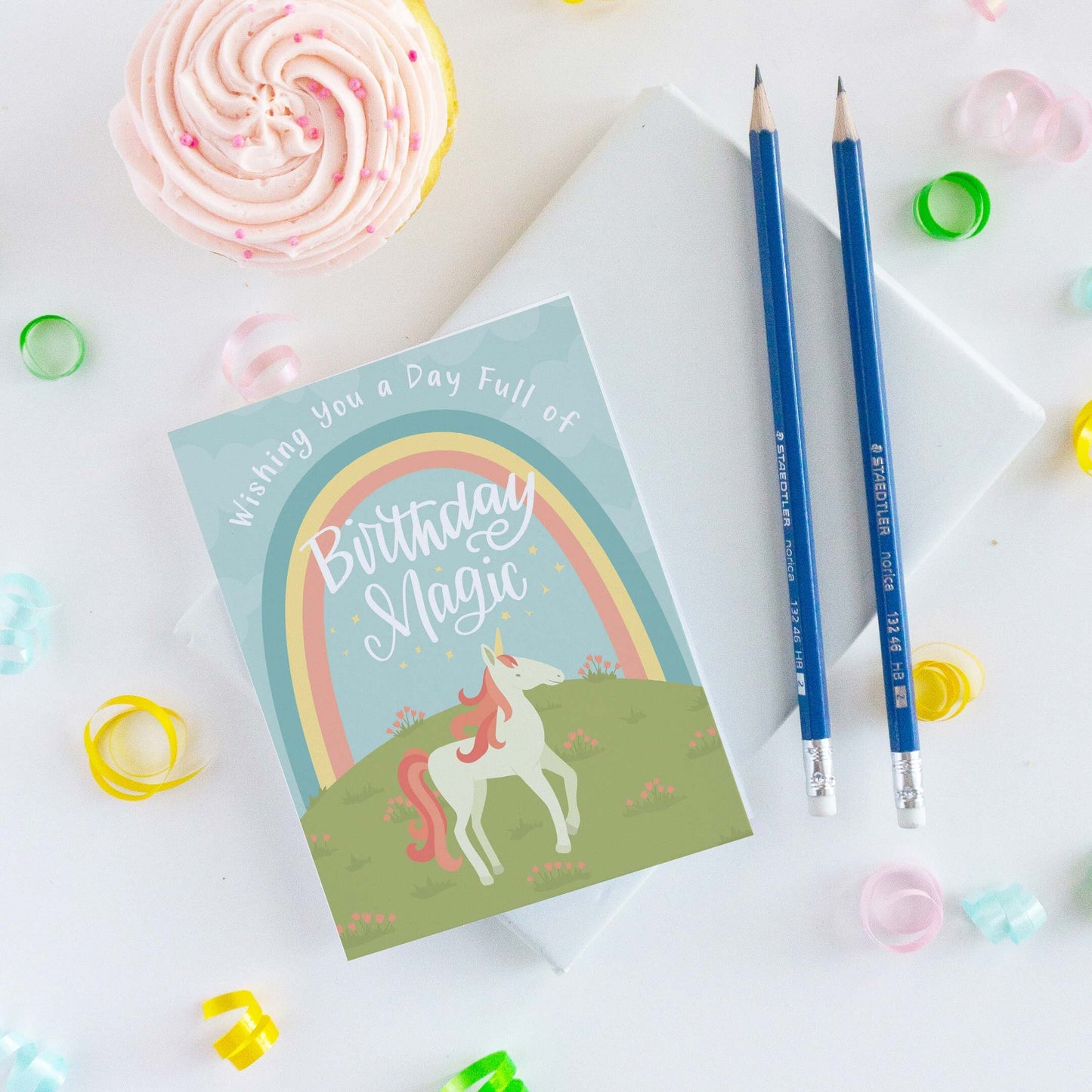 Unicorn Kids Birthday Card