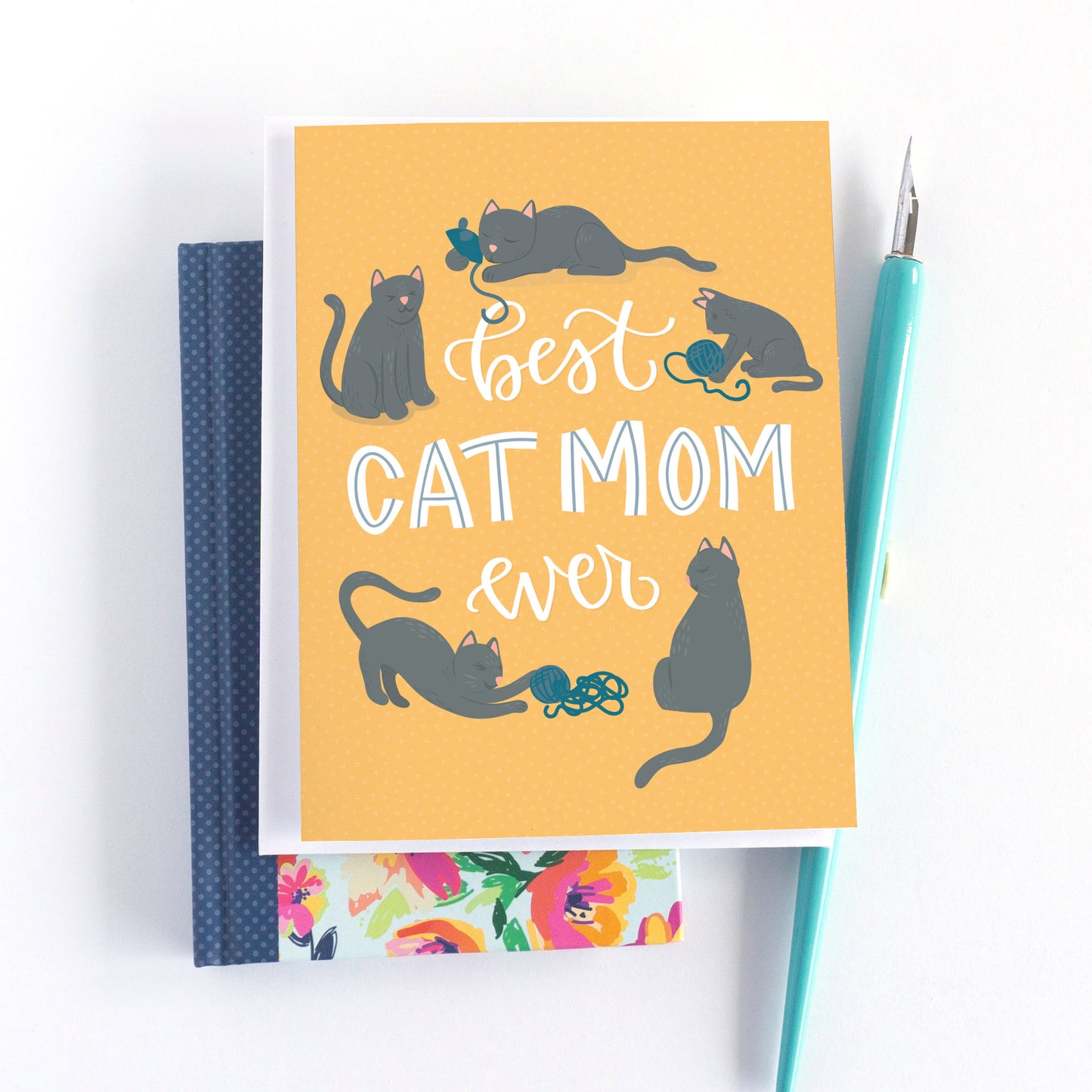 Best Cat Mom Ever Mother's Day Card