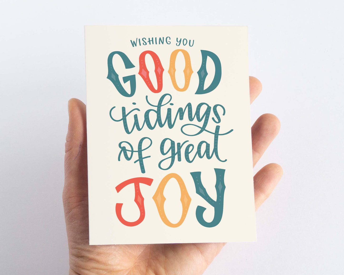 Good Tidings of Great Joy Christmas Card