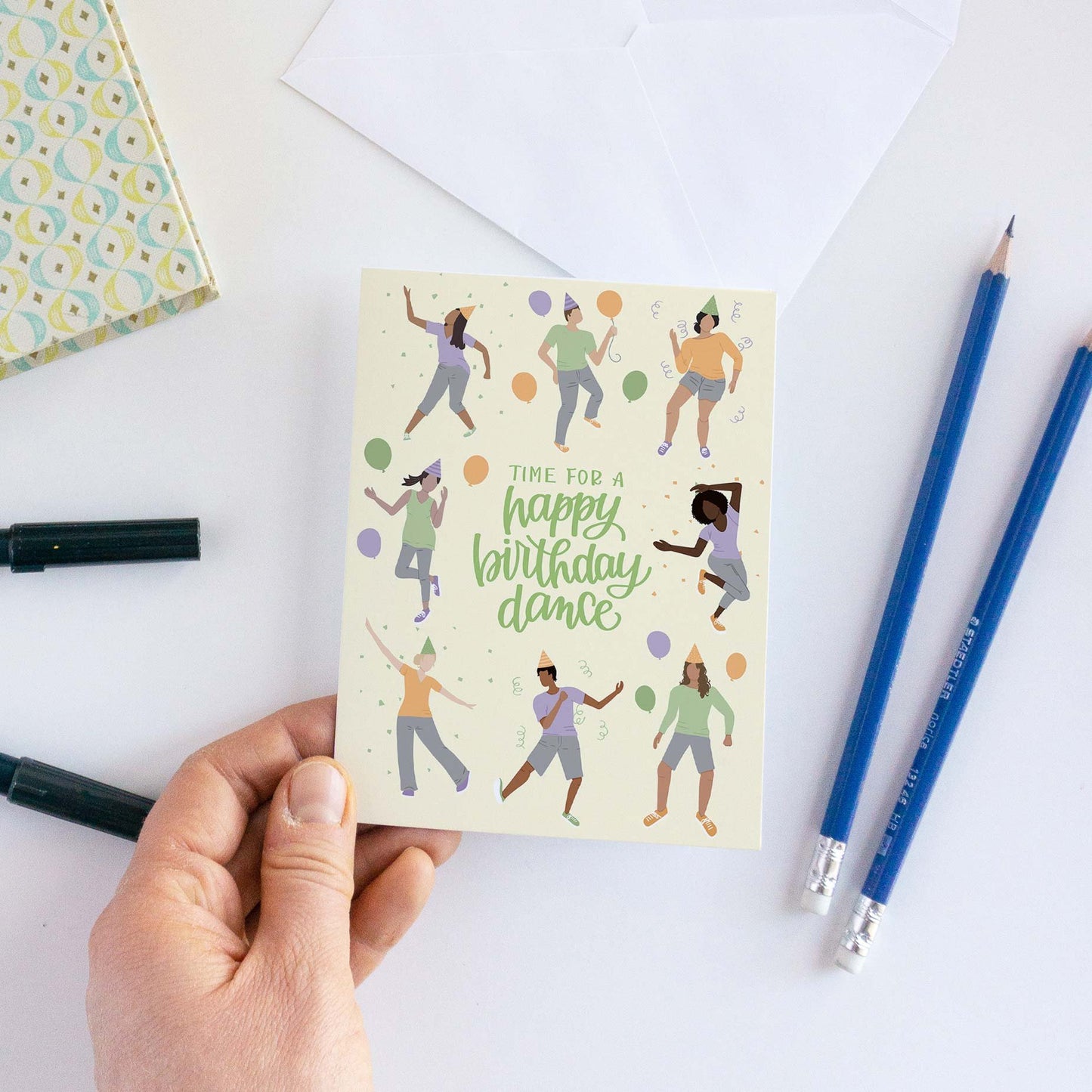 Time for a Happy Birthday Dance Card