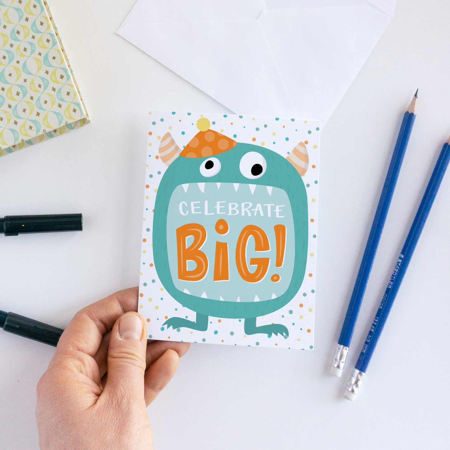 Celebrate Big Kid's Monster Birthday Card
