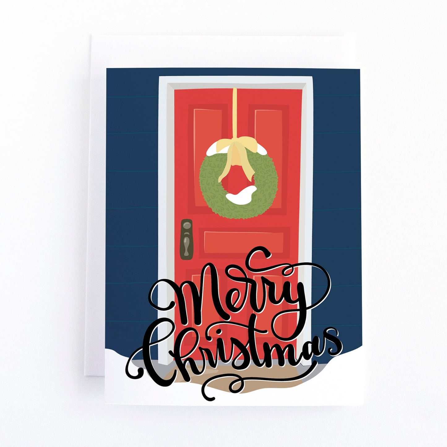 Merry Christmas (door) Christmas Card