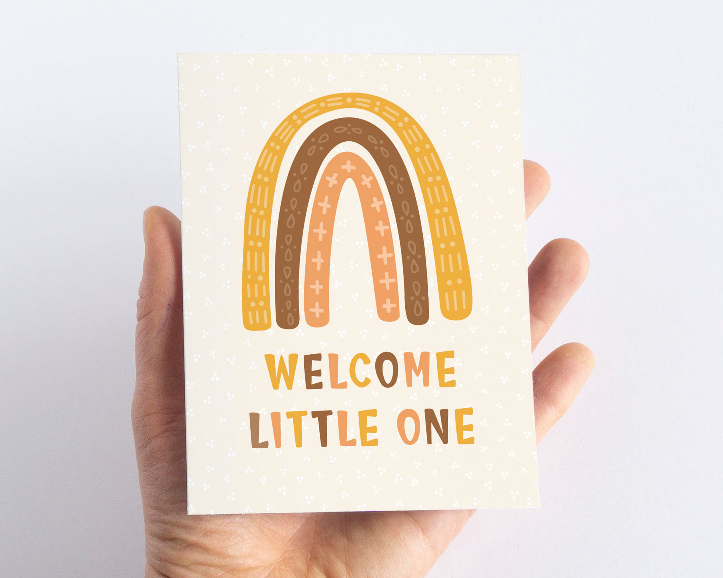 Welcome Little One Baby Shower Card