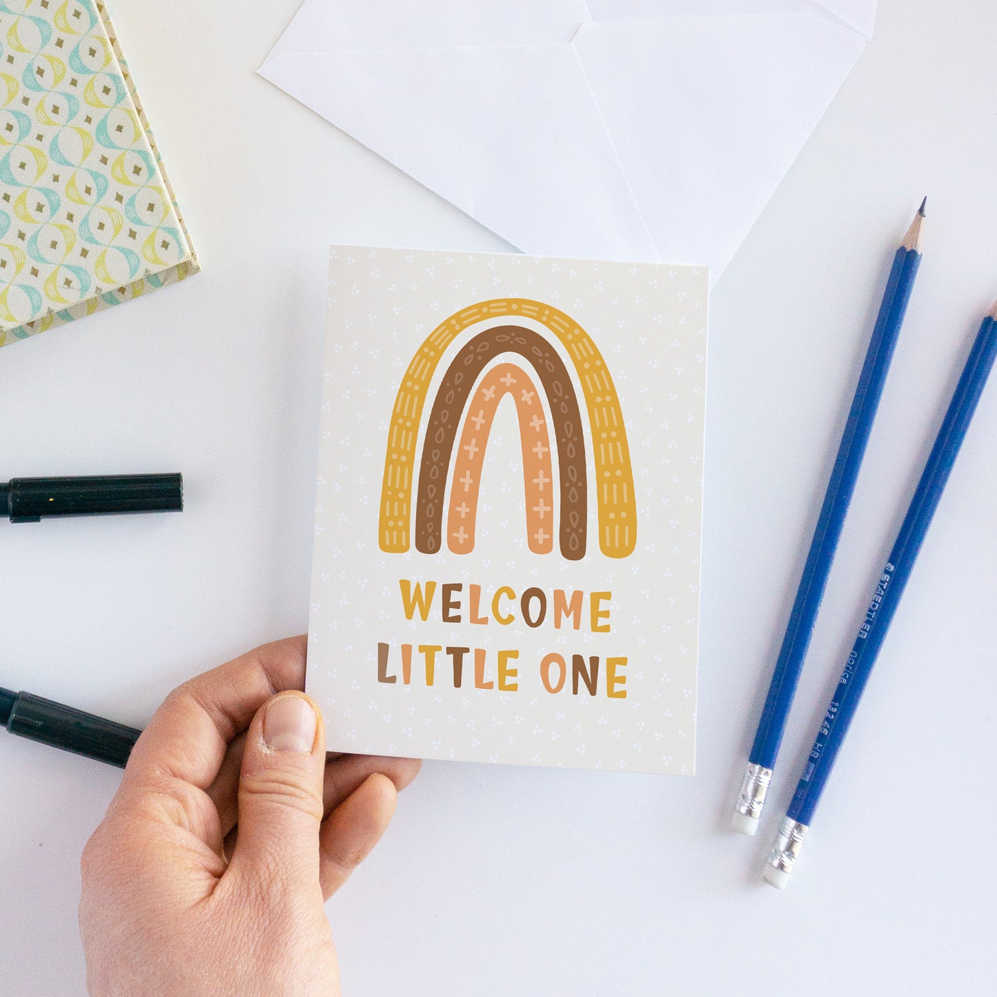 Welcome Little One Baby Shower Card