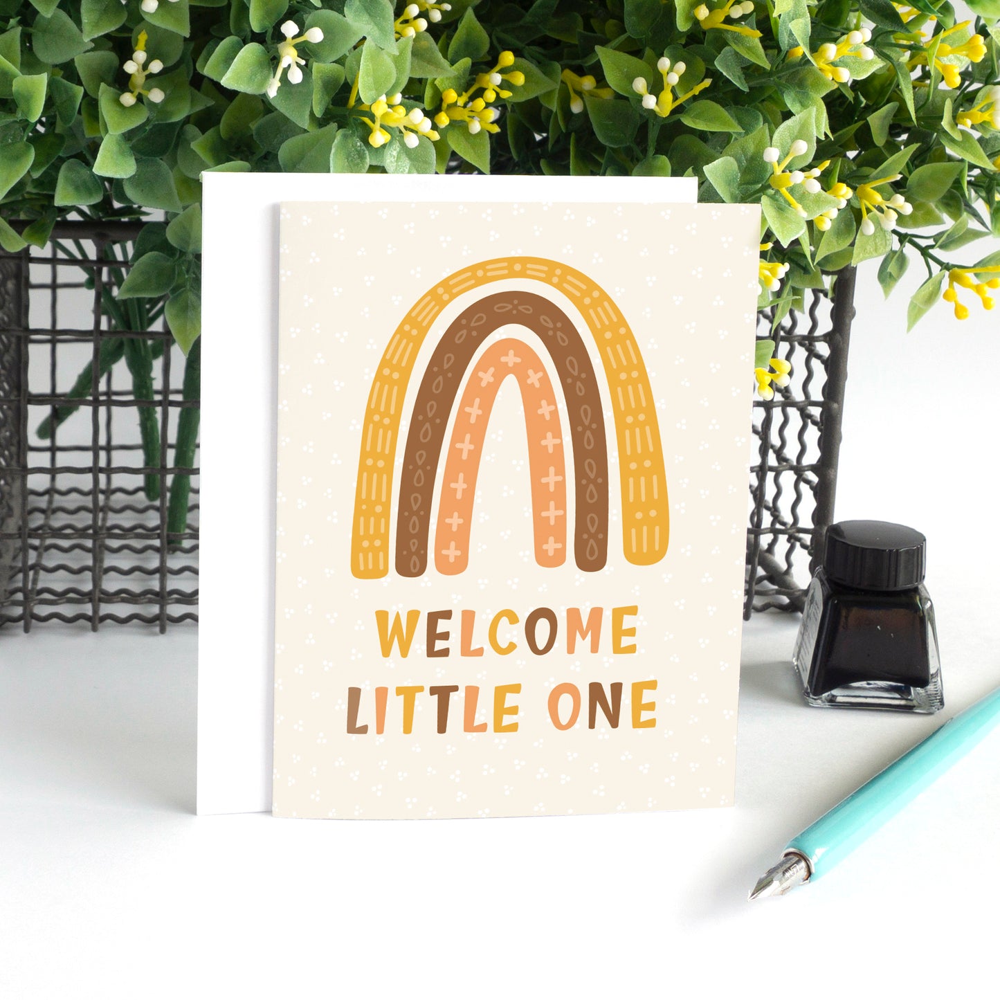 Welcome Little One Baby Shower Card