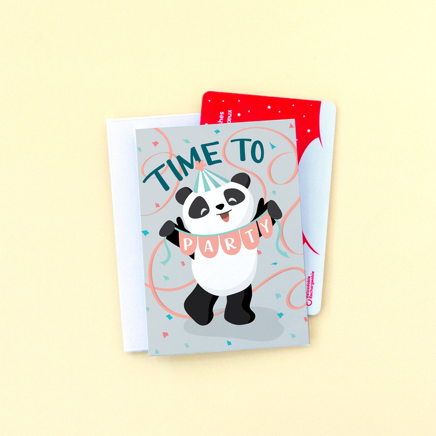 Panda Mini Greeting Card