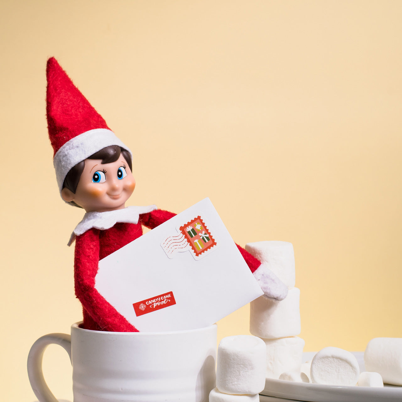 Christmas Elf on the Shelf Cards Set